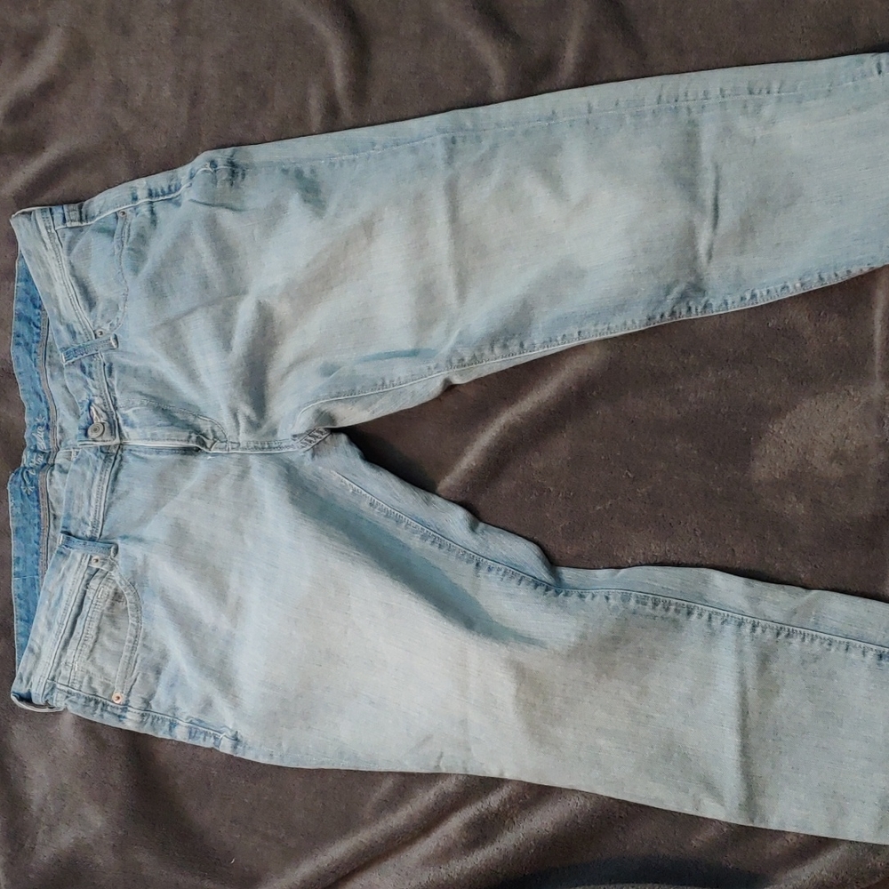 NEW Old Navy Ultra Blue Cuffed Crop Jeans Size 16
